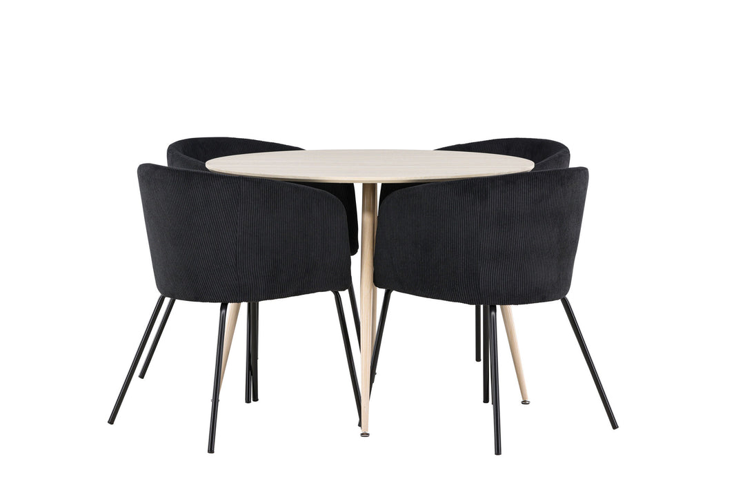 Venture Home Plaza Dining Table with Berit Dining Chair