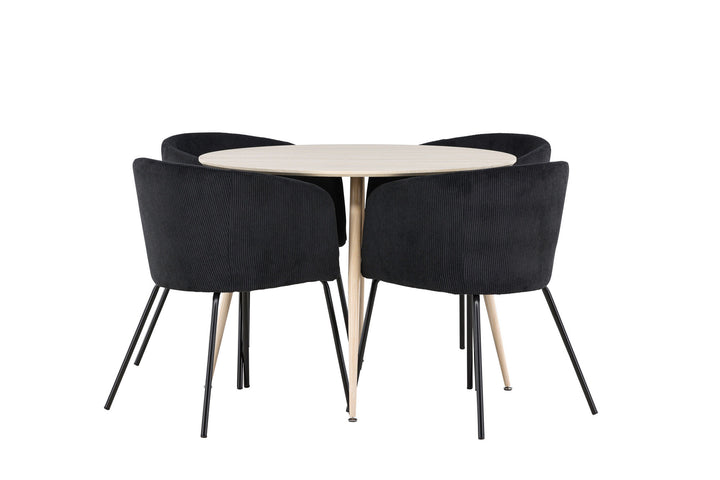 Venture Home Plaza Dining Table with Berit Dining Chair