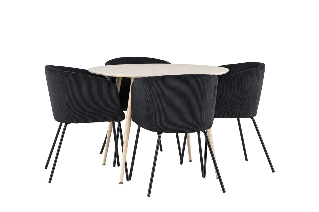 Venture Home Plaza Dining Table with Berit Dining Chair
