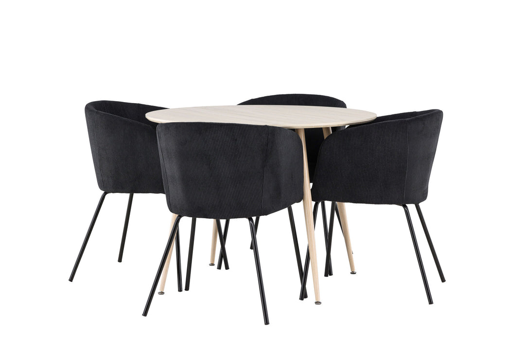 Venture Home Plaza Dining Table with Berit Dining Chair