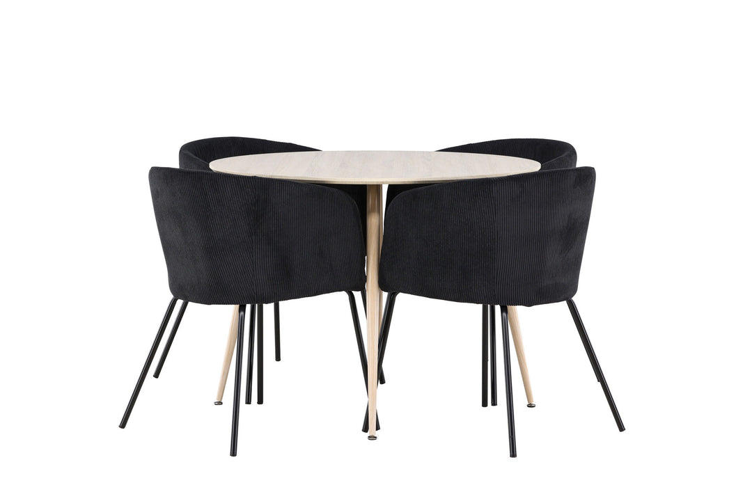 Venture Home Plaza Dining Table with Berit Dining Chair