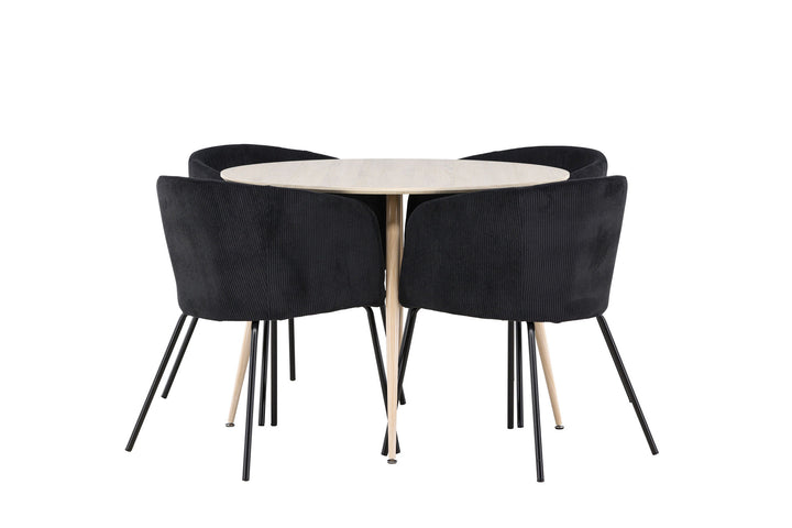 Venture Home Plaza Dining Table with Berit Dining Chair