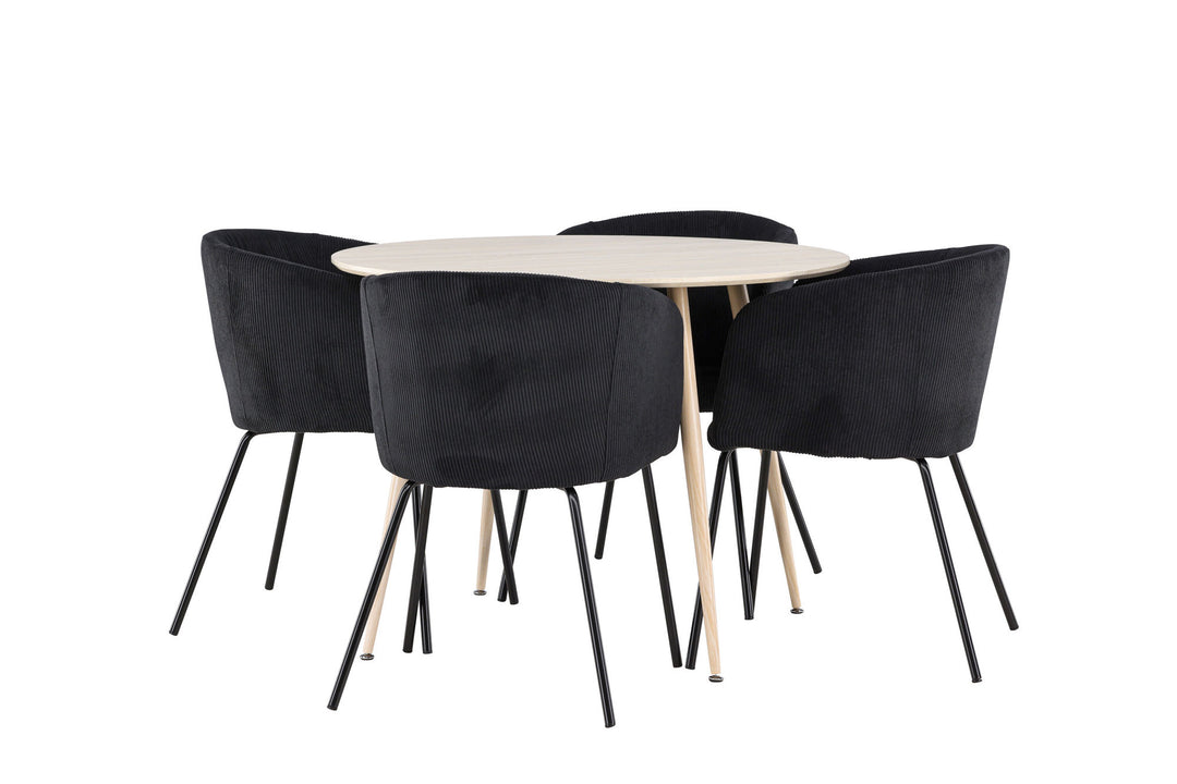 Venture Home Plaza Dining Table with Berit Dining Chair