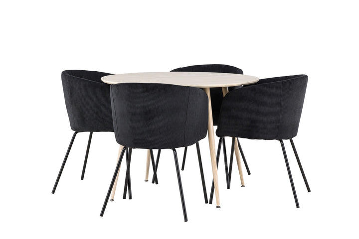 Venture Home Plaza Dining Table with Berit Dining Chair