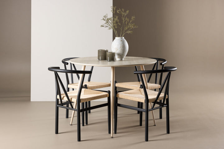 Venture Home Plaza Dining Table with Alfons Dining Chair
