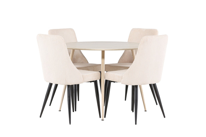 Venture Home Plaza Dining Table with Leone Dining Chair