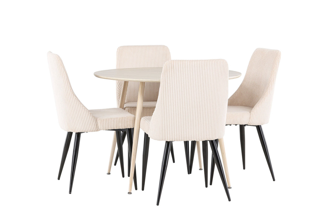 Venture Home Plaza Dining Table with Leone Dining Chair