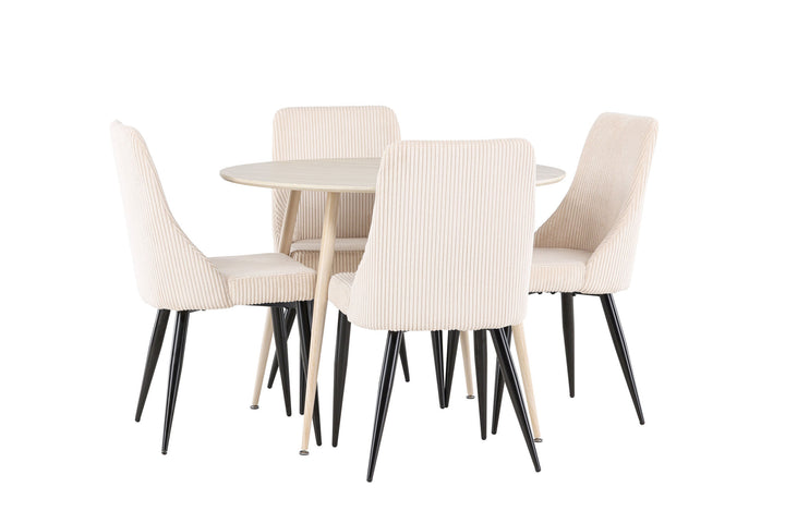 Venture Home Plaza Dining Table with Leone Dining Chair