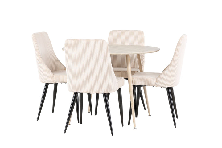 Venture Home Plaza Dining Table with Leone Dining Chair