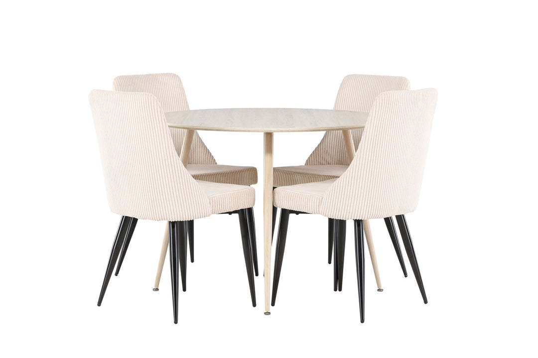 Venture Home Plaza Dining Table with Leone Dining Chair