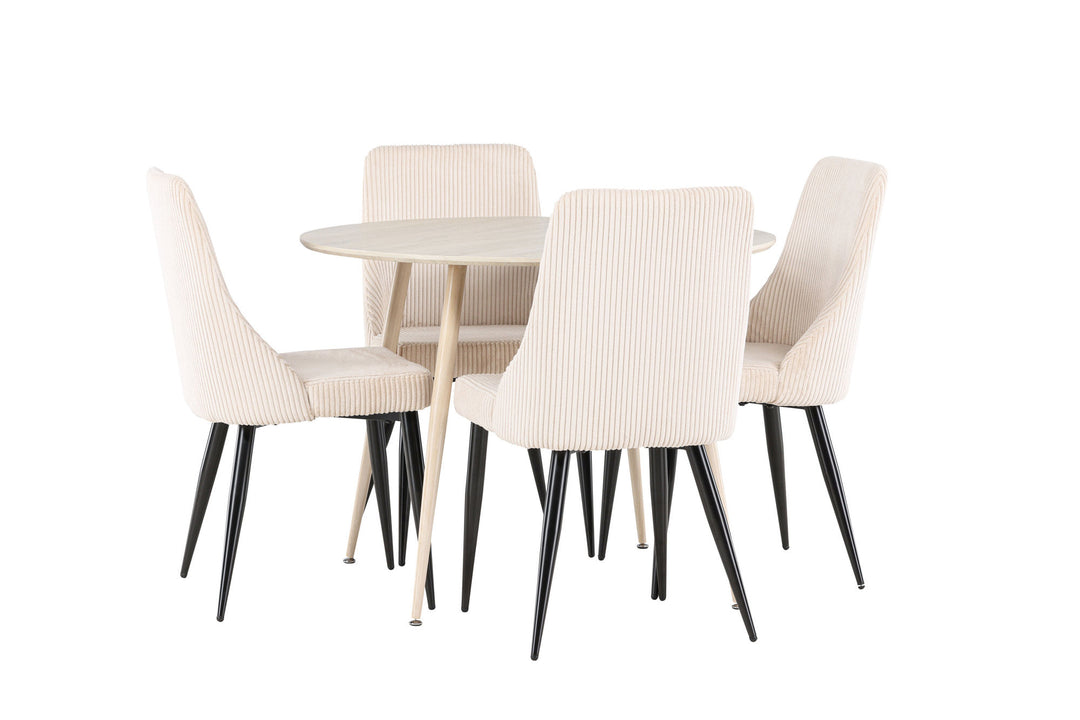 Venture Home Plaza Dining Table with Leone Dining Chair