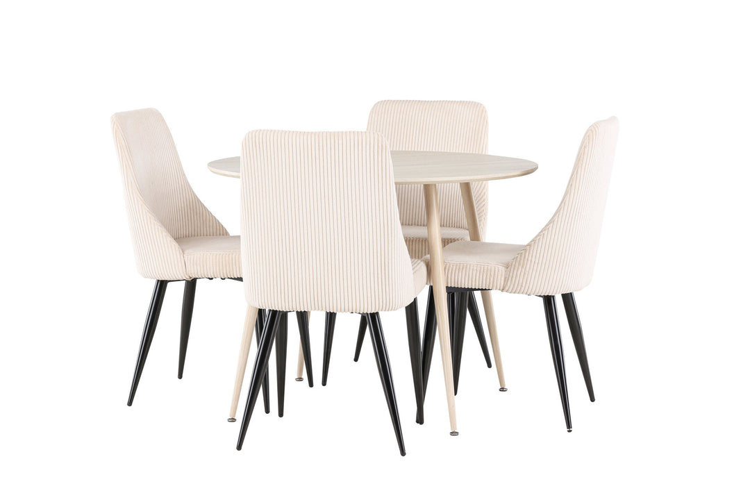Venture Home Plaza Dining Table with Leone Dining Chair