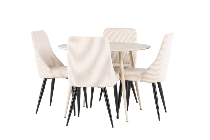 Venture Home Plaza Dining Table with Leone Dining Chair