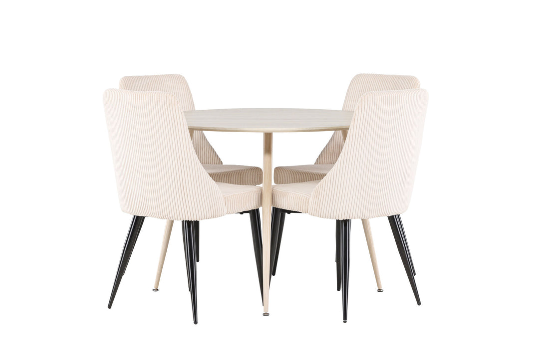 Venture Home Plaza Dining Table with Leone Dining Chair