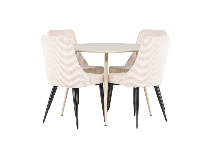 Venture Home Plaza Dining Table with Leone Dining Chair