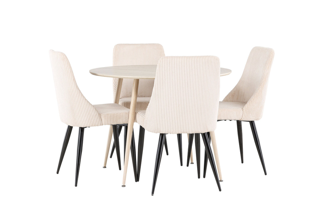 Venture Home Plaza Dining Table with Leone Dining Chair