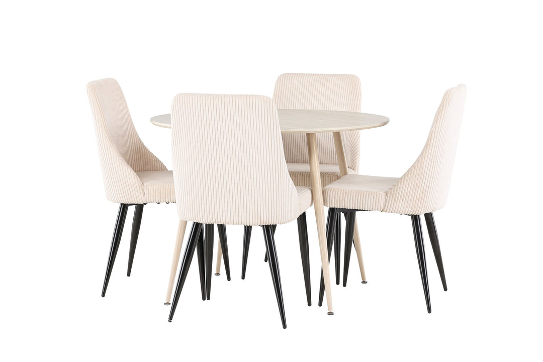 Venture Home Plaza Dining Table with Leone Dining Chair