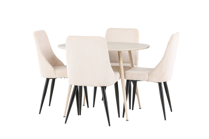 Venture Home Plaza Dining Table with Leone Dining Chair