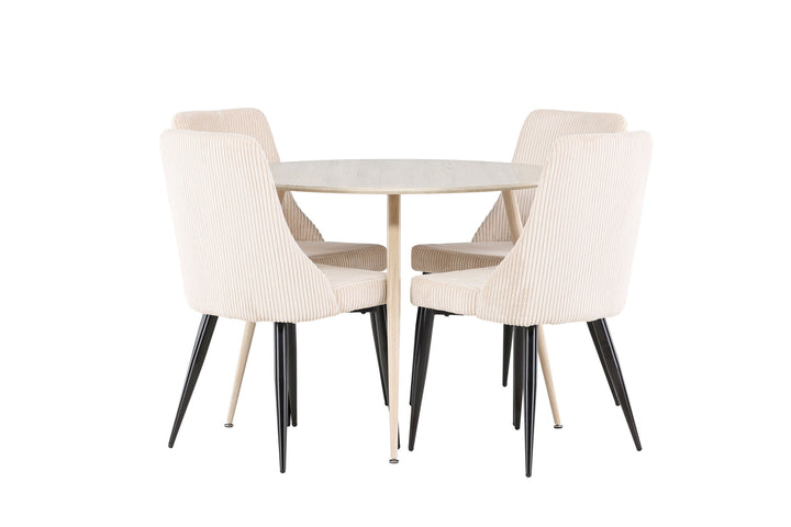 Venture Home Plaza Dining Table with Leone Dining Chair