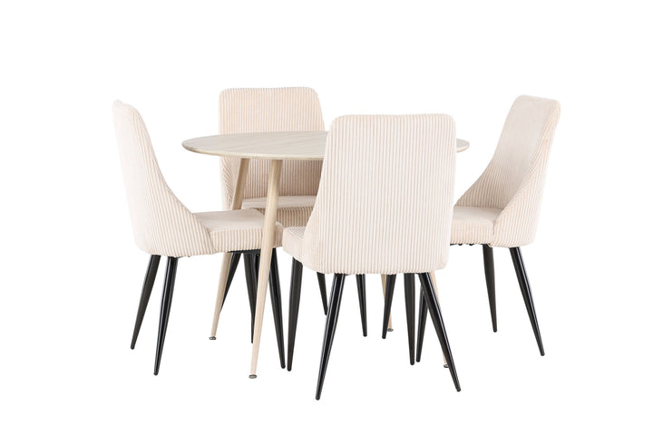 Venture Home Plaza Dining Table with Leone Dining Chair