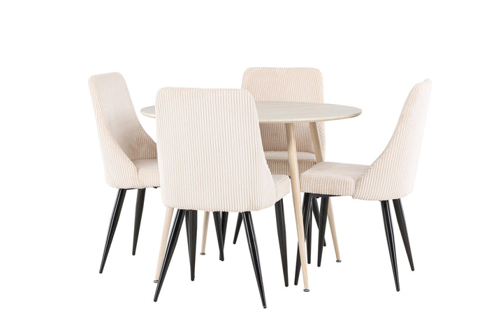 Venture Home Plaza Dining Table with Leone Dining Chair