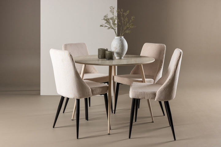 Venture Home Plaza Dining Table with Leone Dining Chair