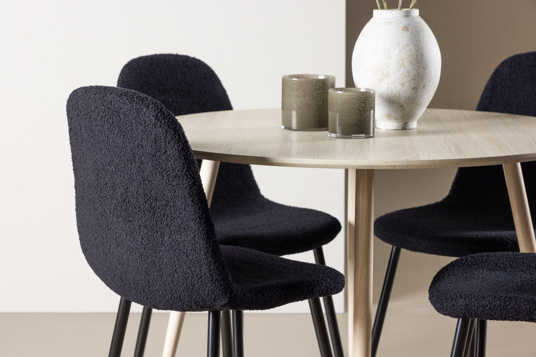 Venture Home Plaza Dining Table with Polar Dining Chair