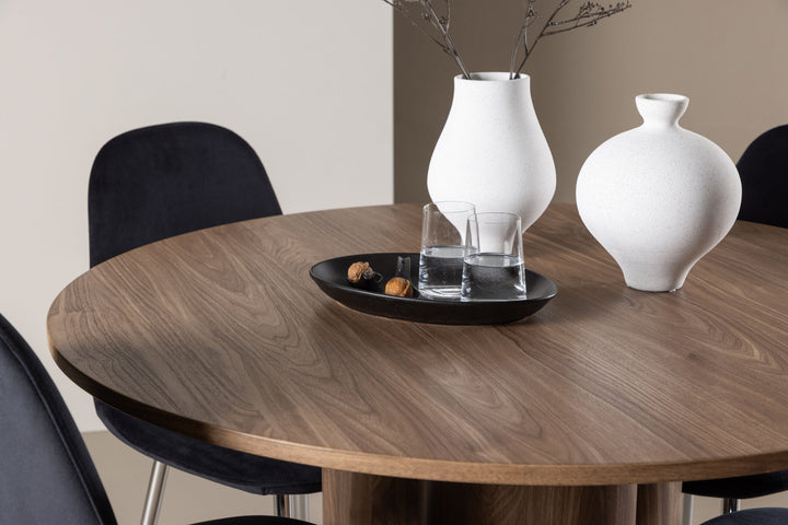 Venture Home Olivia Dining Table with Polar Dining Chair