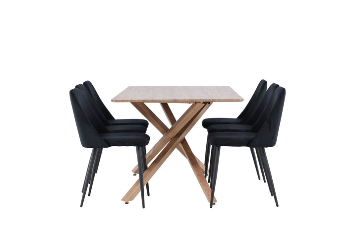 Venture Home Piazza Dining Table with Night Dining Chair