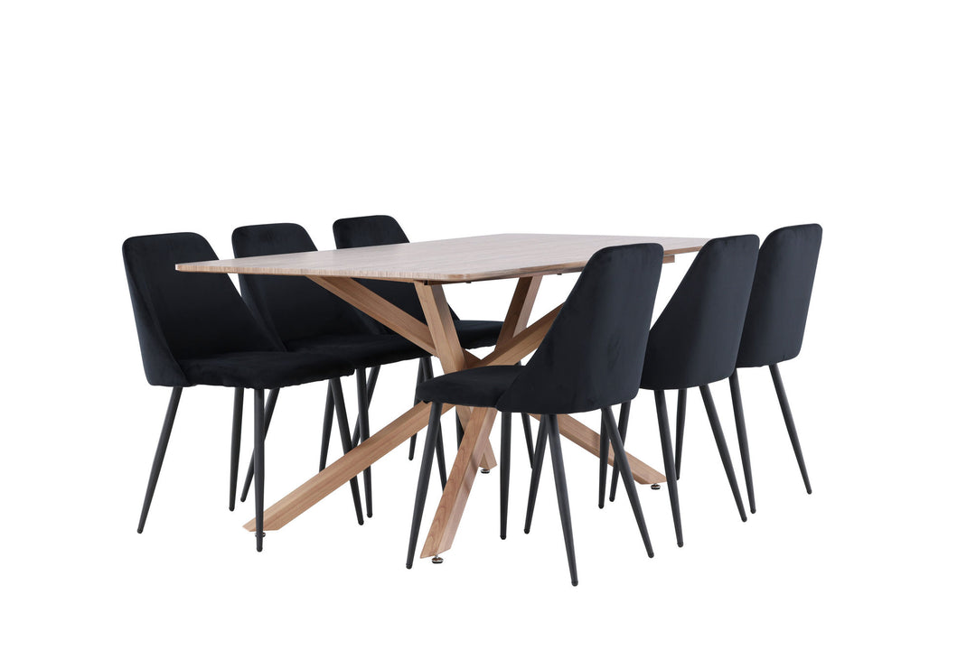 Venture Home Piazza Dining Table with Night Dining Chair