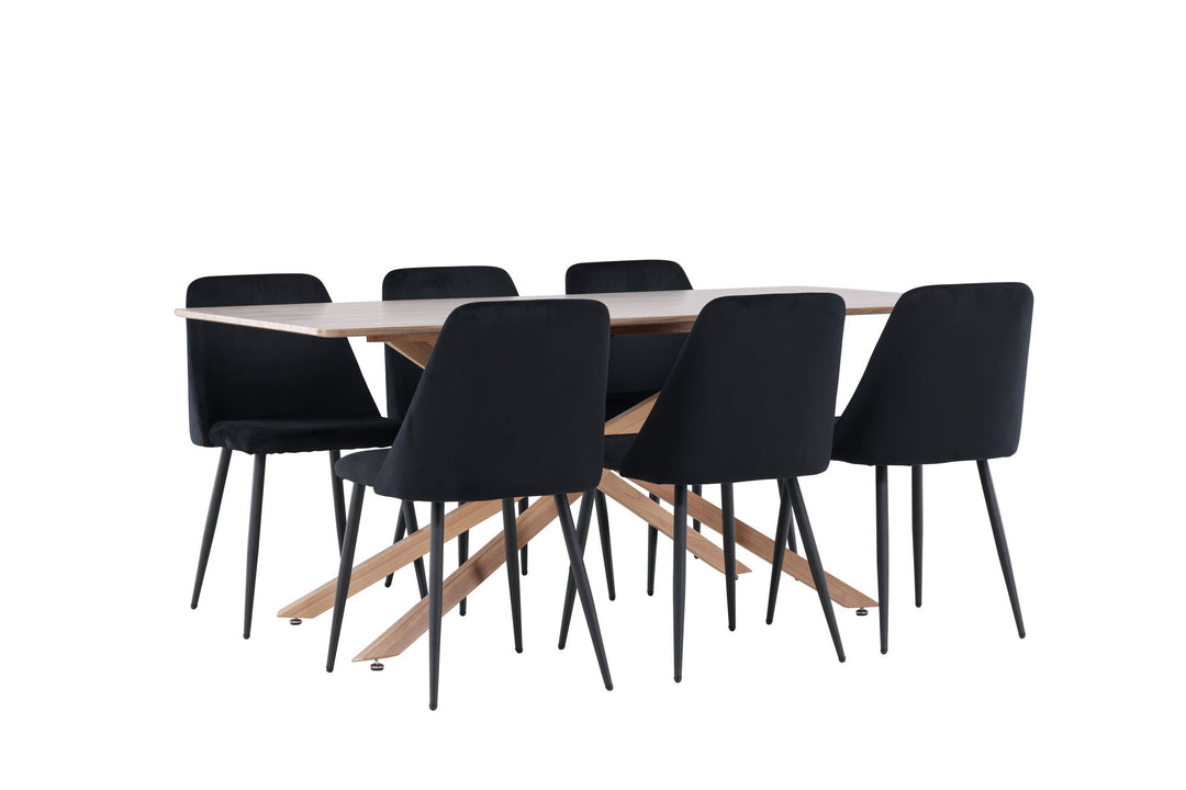 Venture Home Piazza Dining Table with Night Dining Chair
