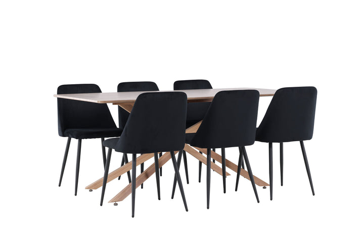 Venture Home Piazza Dining Table with Night Dining Chair