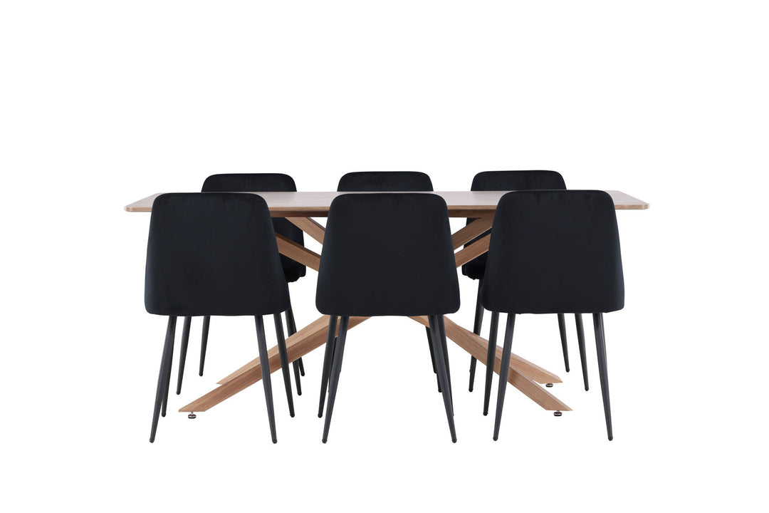 Venture Home Piazza Dining Table with Night Dining Chair