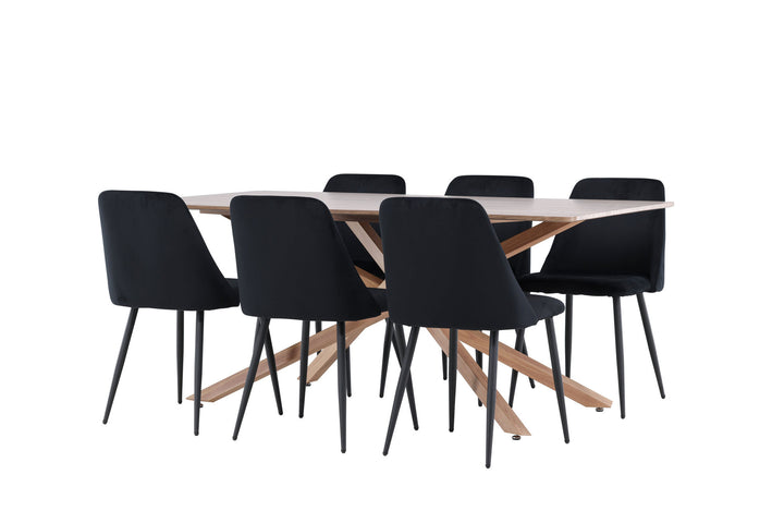 Venture Home Piazza Dining Table with Night Dining Chair