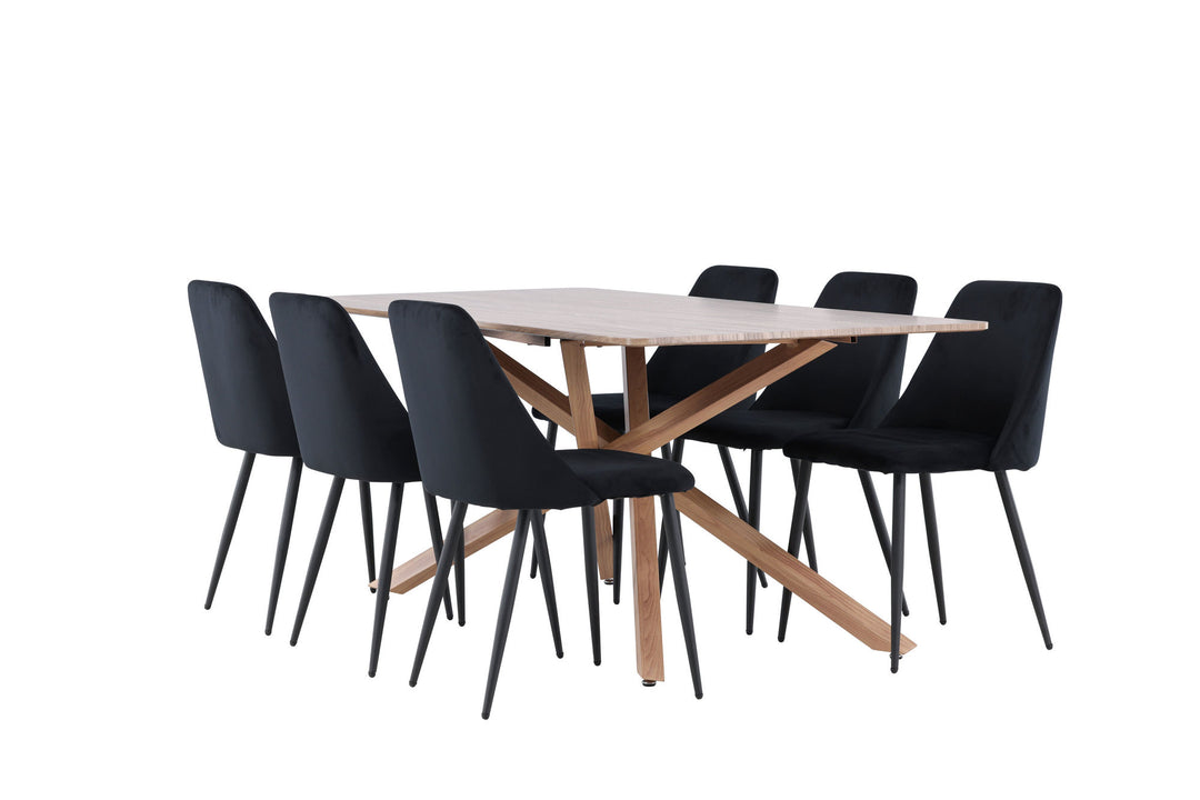 Venture Home Piazza Dining Table with Night Dining Chair