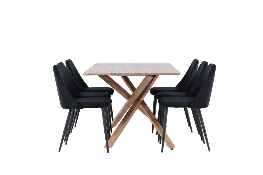 Venture Home Piazza Dining Table with Night Dining Chair