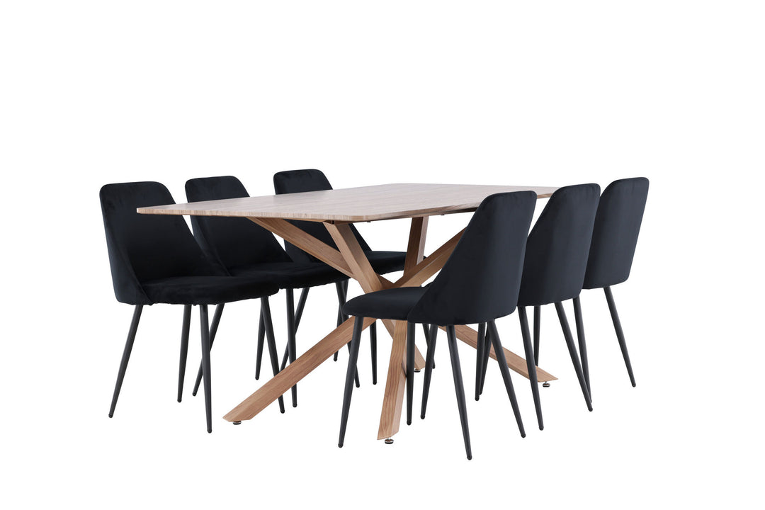 Venture Home Piazza Dining Table with Night Dining Chair