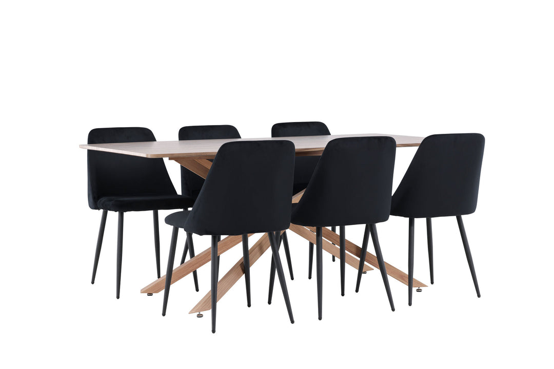 Venture Home Piazza Dining Table with Night Dining Chair