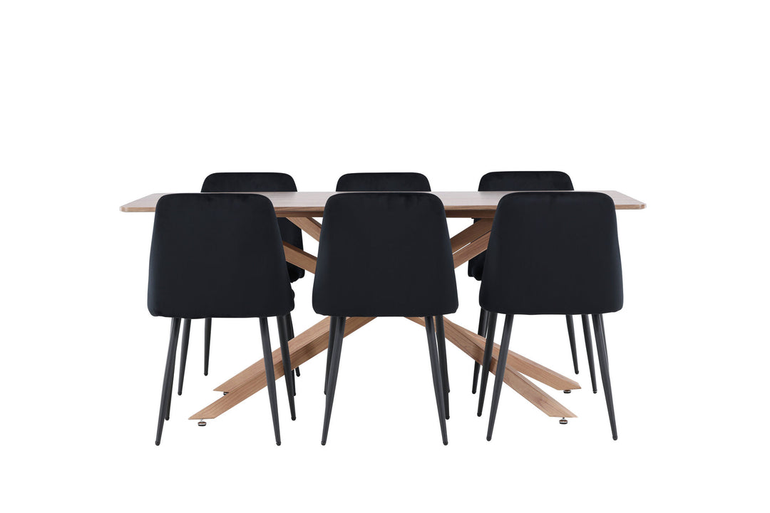 Venture Home Piazza Dining Table with Night Dining Chair