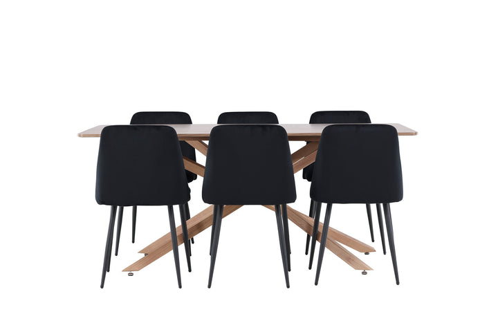 Venture Home Piazza Dining Table with Night Dining Chair
