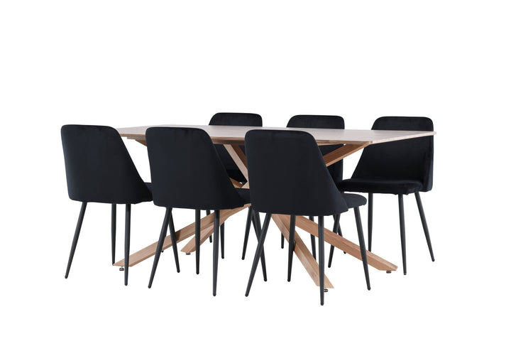 Venture Home Piazza Dining Table with Night Dining Chair