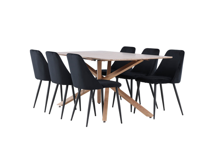 Venture Home Piazza Dining Table with Night Dining Chair