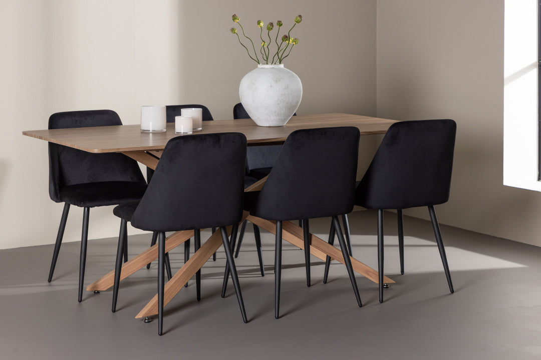 Venture Home Piazza Dining Table with Night Dining Chair