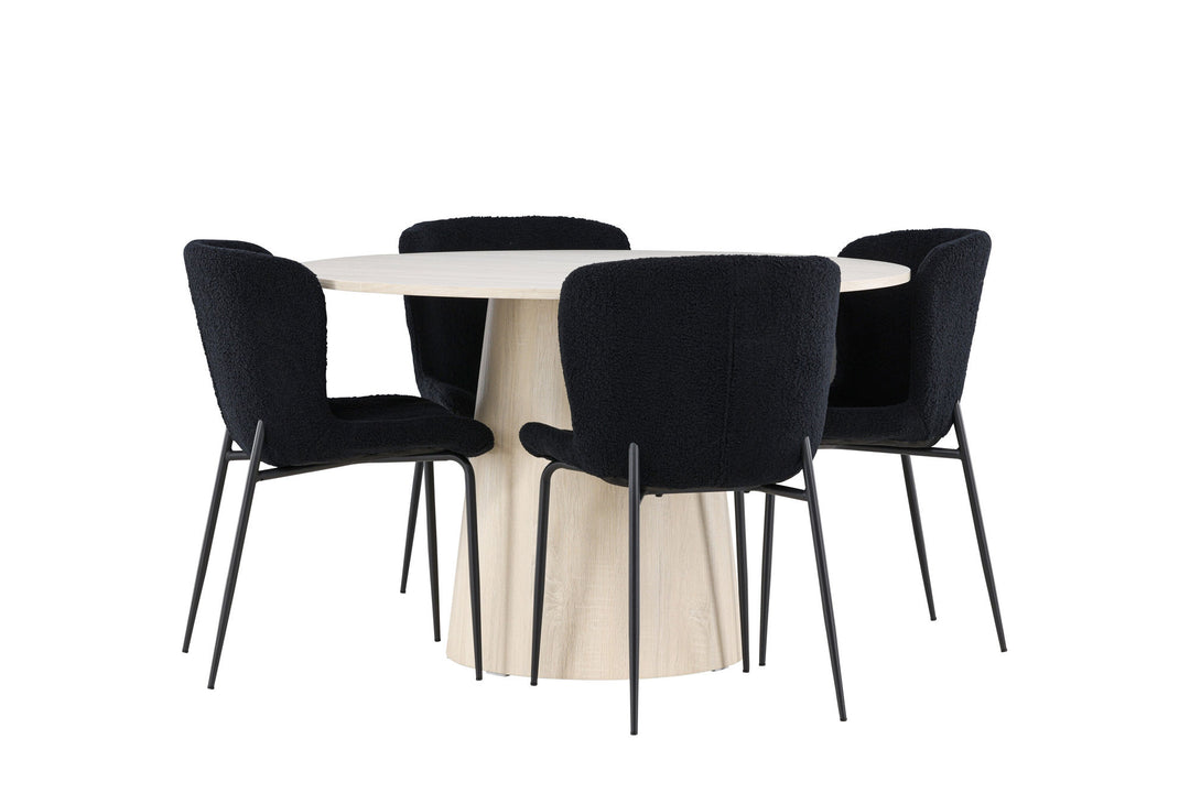 Venture Home Lanzo Dining Table with Modesto Dining Chair