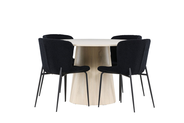 Venture Home Lanzo Dining Table with Modesto Dining Chair