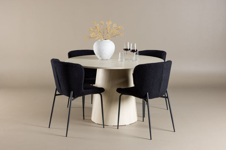 Venture Home Lanzo Dining Table with Modesto Dining Chair