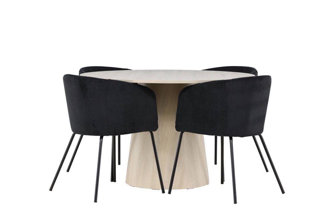 Venture Home Lanzo Dining Table with Berit Dining Chair