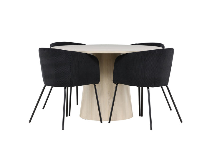 Venture Home Lanzo Dining Table with Berit Dining Chair