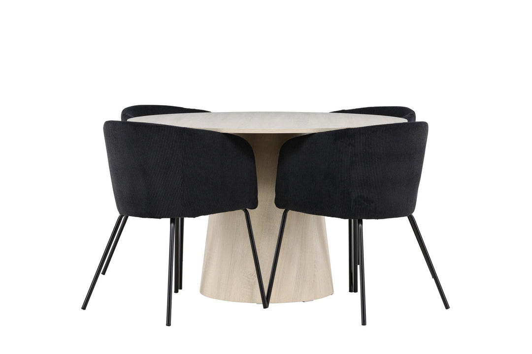 Venture Home Lanzo Dining Table with Berit Dining Chair