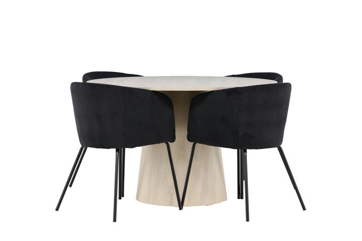 Venture Home Lanzo Dining Table with Berit Dining Chair